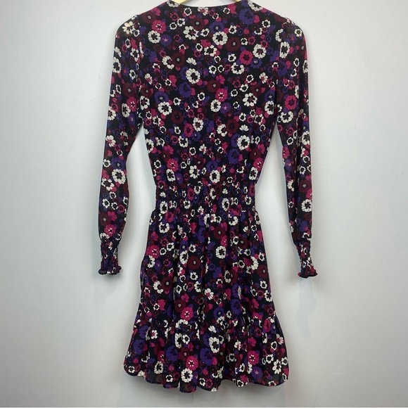 Michael MK • Floral Georgette Wrap Dress - Picture 5 of 16